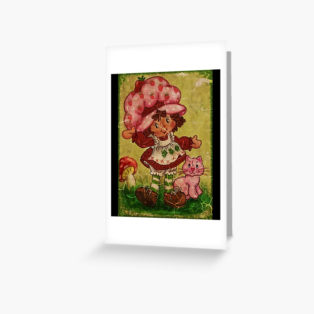 Strawberry Shortcake Vintage Greeting Card For Sale By Tuart4198 Redbubble