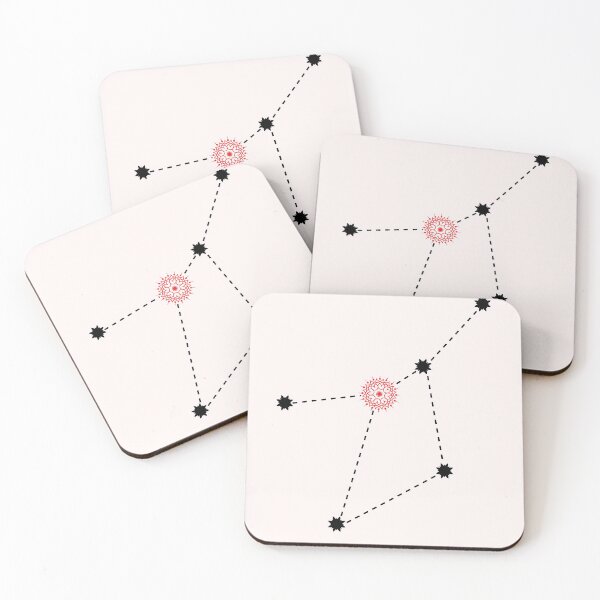 Item preview, Pushya Nakshatra Hindu Vedic Sidereal Astrology Constellation designed and sold by EndlessDoodles.