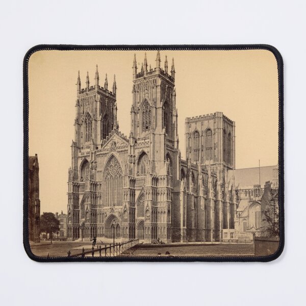 Item preview, York Minster Cathedral 1870s Remastered Albumen Photograph Gift designed and sold by skyfilming.