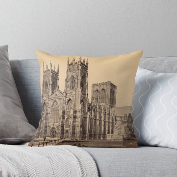 Item preview, York Minster Cathedral 1870s Remastered Albumen Photograph Gift designed and sold by skyfilming.