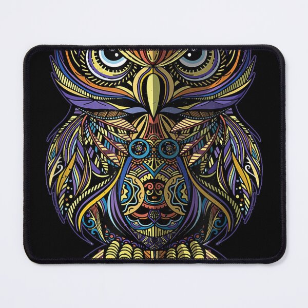 Item preview, Geometric Owl Art Wise Angry Owl designed and sold by tommyrbarke23.
