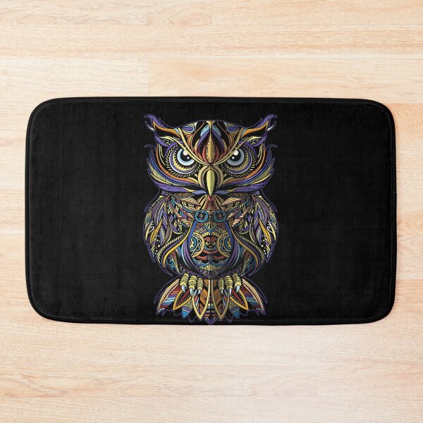 Item preview, Geometric Owl Art Wise Angry Owl designed and sold by tommyrbarke23.