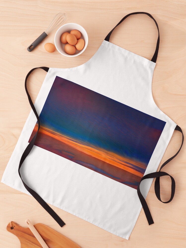 Thumbnail 1 of 6, Apron, Spacewave desert sunset designed and sold by SpacewaveVibes.
