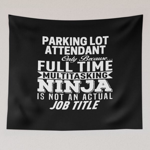 Item preview, Parking lot attendant designed and sold by clickmostro.
