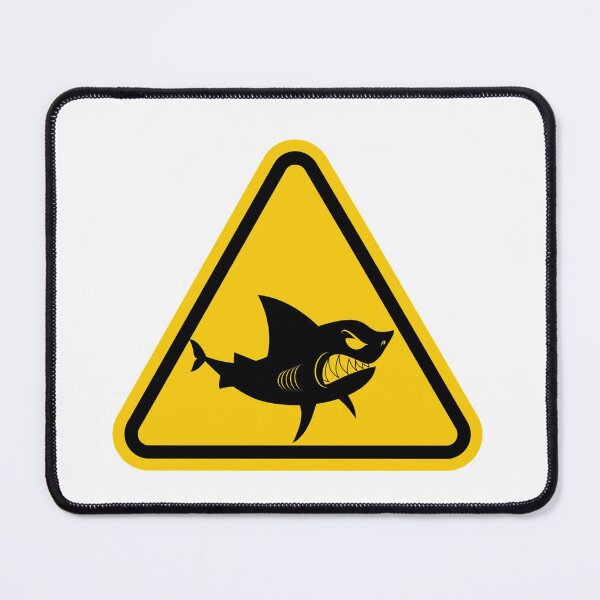 Item preview, Sharks Warning Sign designed and sold by treasure-crafts.