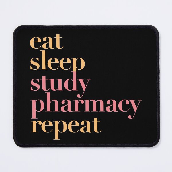 Item preview, Eat sleep study pharmacy repeat designed and sold by Eenig.