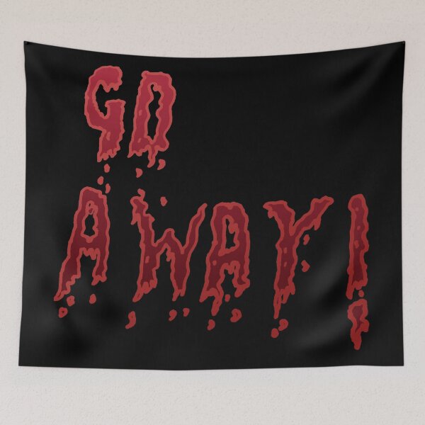 Item preview, Go away - Red designed and sold by MeteorsAndStars.