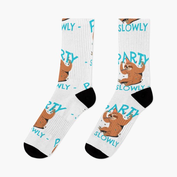 Item preview, Party Slowly | Birthday Sloth designed and sold by Sandeaux Designs.