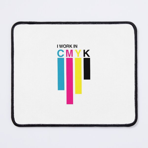 Item preview, CMYK - I Work In CMYK - funny quotes designed and sold by ferdaousseshop.