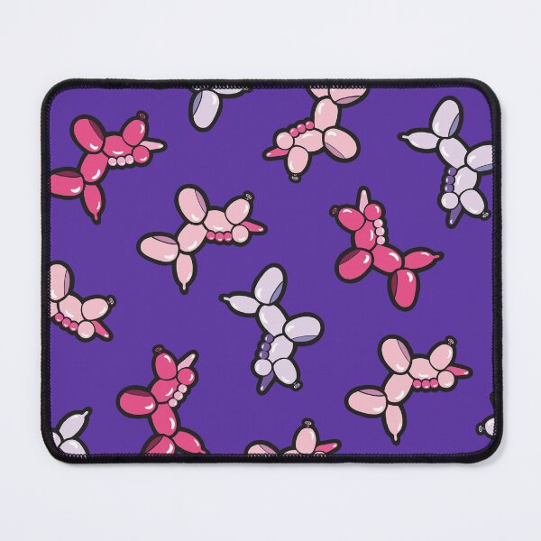 Item preview, Balloon Animal Unicorns Pattern in Purple designed and sold by evannave.