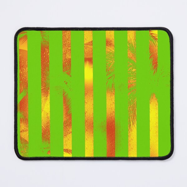 Item preview, Palm trees stripes summer sun gold green designed and sold by MyREDBlack.