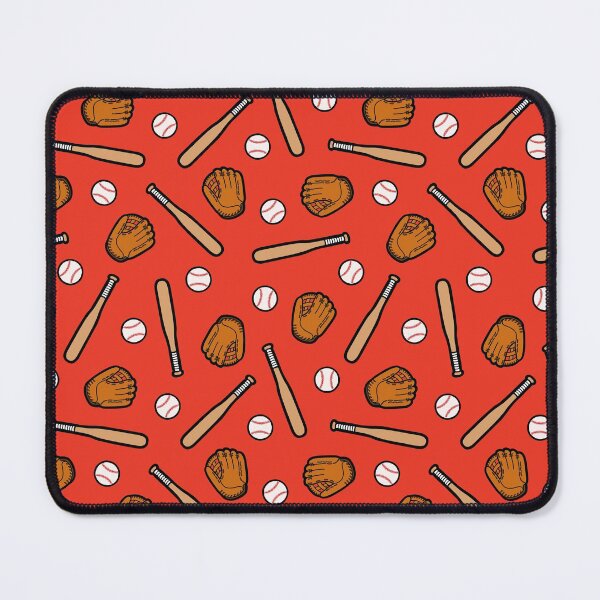 Item preview, Baseball Pattern in Red designed and sold by evannave.