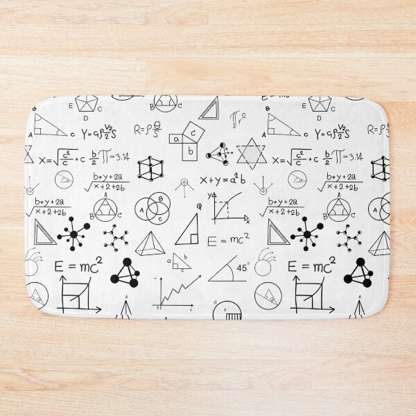 Item preview, Hand drawn physic formulas Science knowledge education. Chem formula and physics , math formula and physics vector, white background, hand drawn line math formula and physics formula designed and sold by WP-7824.
