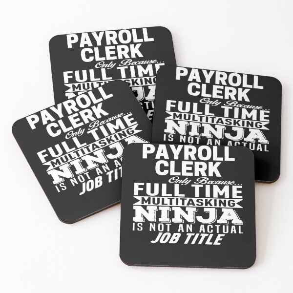 Item preview, Payroll clerk designed and sold by clickmostro.