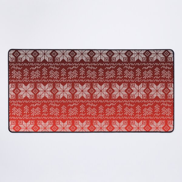 Item preview, Scandinavian Christmas pattern.Red and white. designed and sold by marinaklykva.