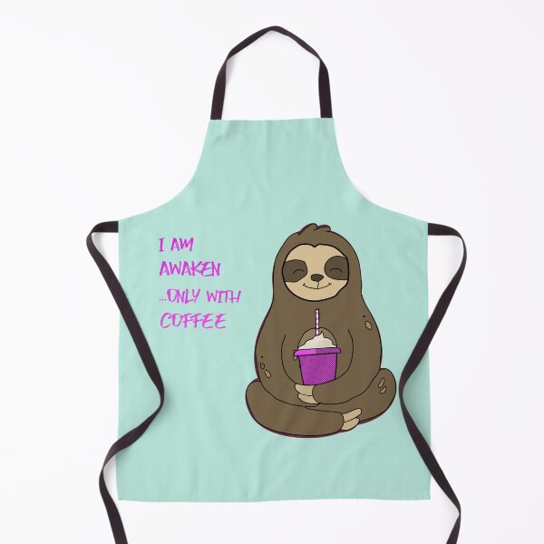 Item preview, Awaken Sloth ...Only With Coffee designed and sold by lazarosdesign.