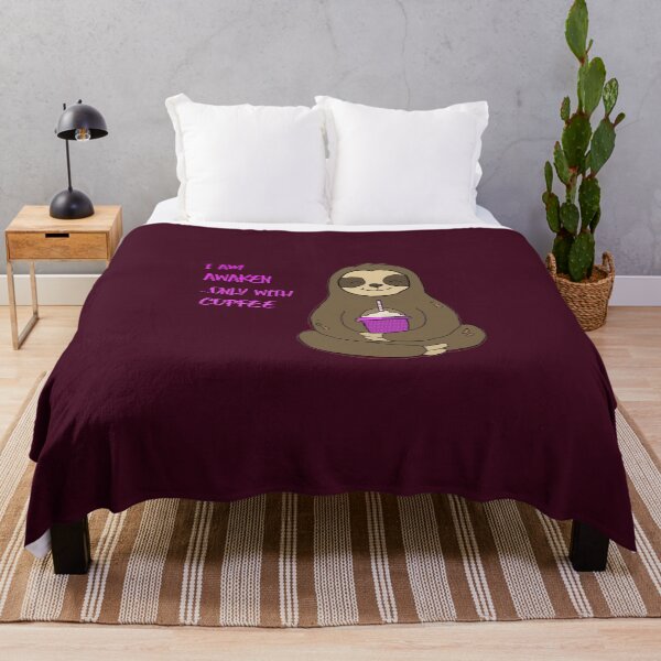 Item preview, Awaken Sloth ...Only With Coffee designed and sold by lazarosdesign.