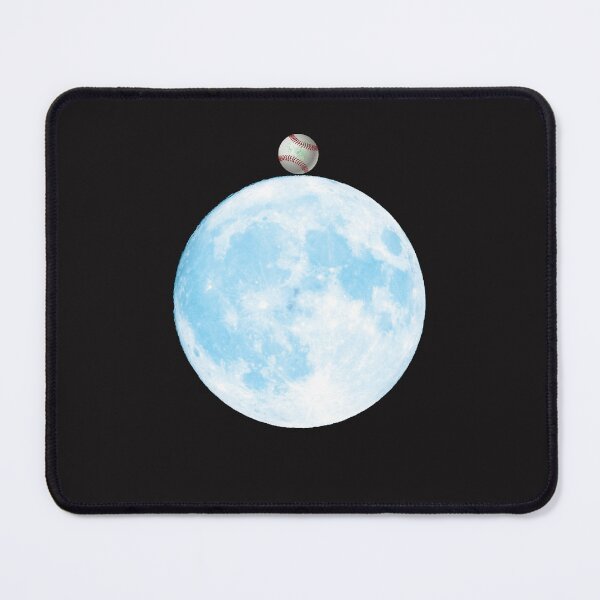 Item preview, Baseball Flies Over A Blue Moon designed and sold by PopPucks.