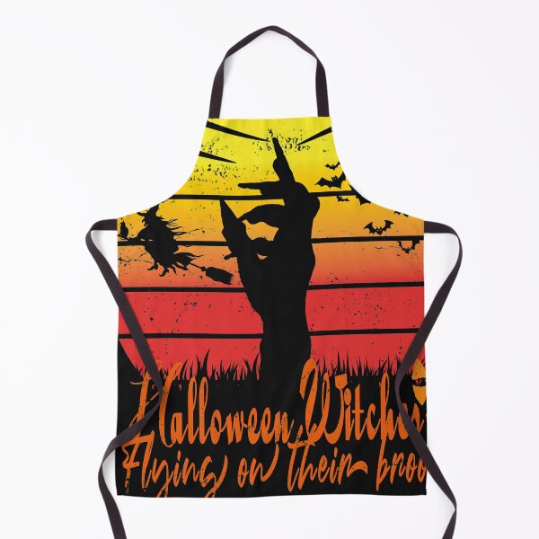 Item preview, halloween witches flying on their broom designed and sold by designer-02.