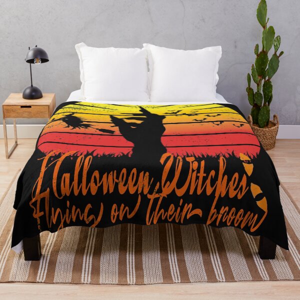 Item preview, halloween witches flying on their broom designed and sold by designer-02.