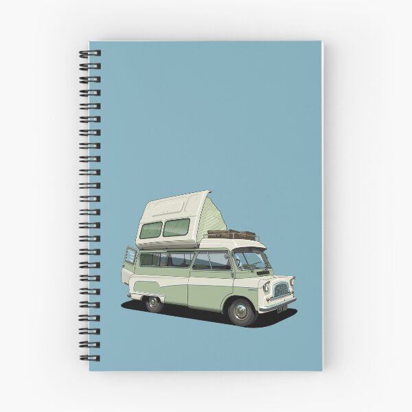 Item preview, Bedford Camper Van in light green designed and sold by candc-retro.