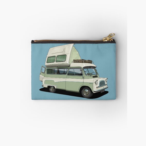 Item preview, Bedford Camper Van in light green designed and sold by candc-retro.