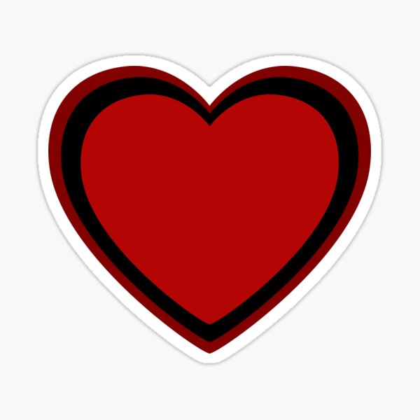 Cherry heart Sticker for Sale by itsmarsrover