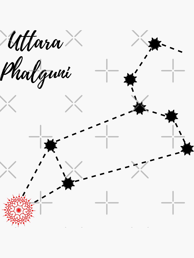 "Uttara Phalguni Nakshatra Hindu Vedic Sidereal Astrology Constellation