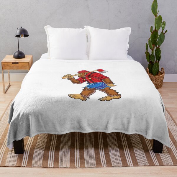Item preview, Bigfoot Lumberjack T Sasquatch Carpenter Dad Boys designed and sold by JoshSchultz.