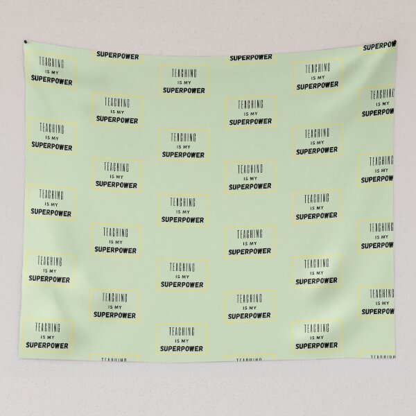 Item preview, teaching is my superpower designed and sold by Thepoeticwine.