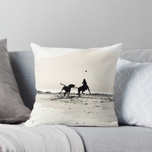 Item preview, Dogs playing on the beach designed and sold by taiprints.