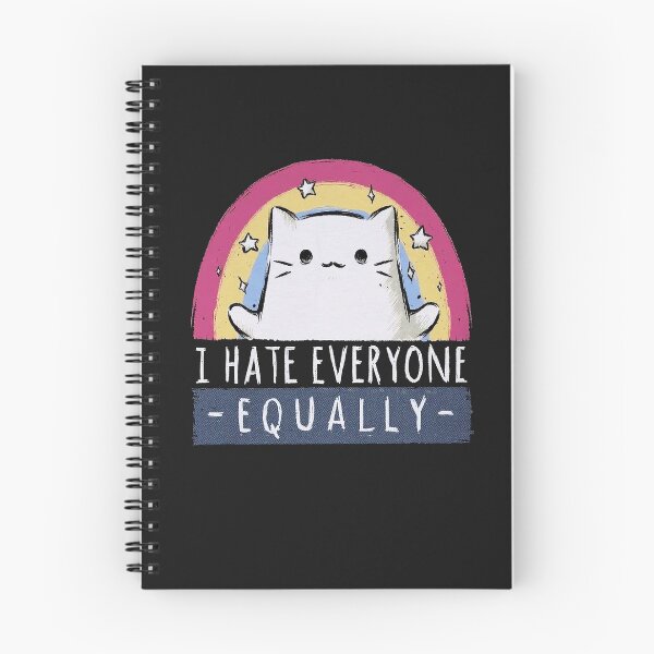 Item preview, I Hate Everyone Equally designed and sold by Mustafa Fardin.