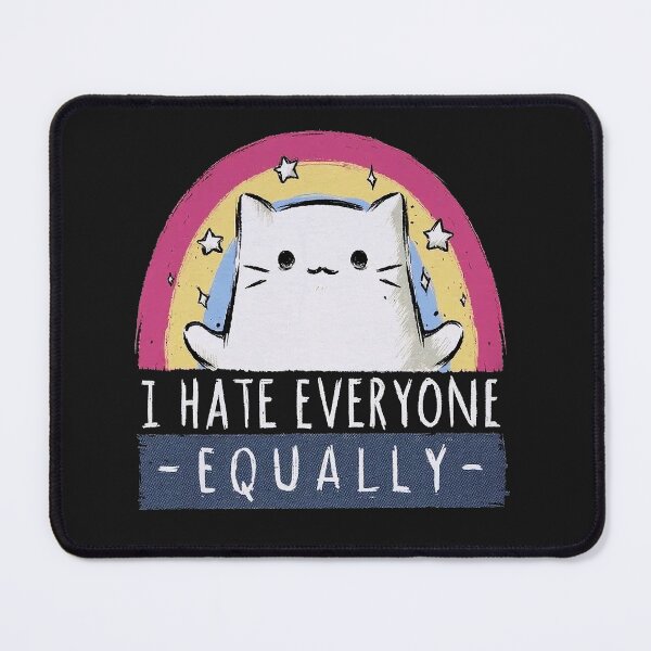 Item preview, I Hate Everyone Equally designed and sold by Mustafa Fardin.