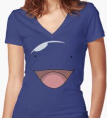 Quagsire Shirt Women's Fitted V-Neck T-Shirt
