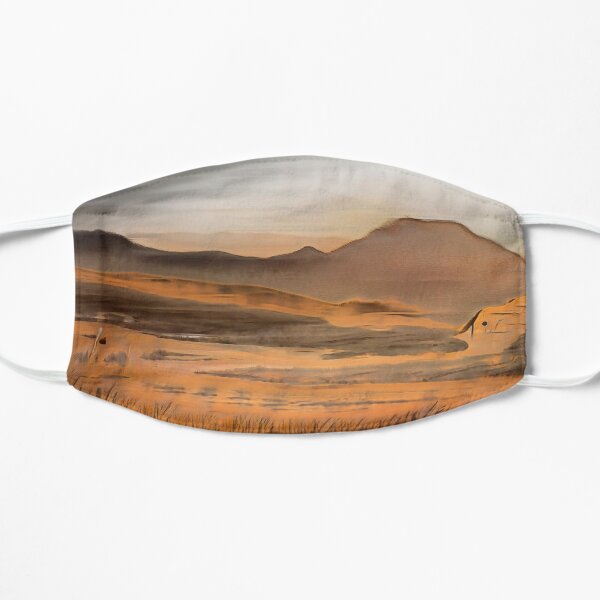 Steppe-mesa on a desert planet Flat Mask