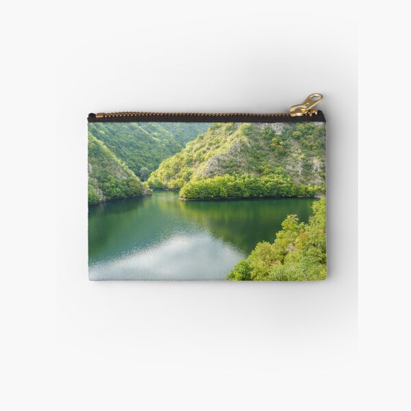 Item preview, Emerald and Jade - Tranquil Forest Lake in Rich Jewel Tones designed and sold by Georgia Mizuleva.
