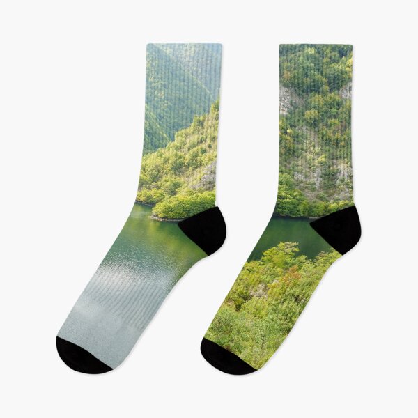 Item preview, Emerald and Jade - Tranquil Forest Lake in Rich Jewel Tones designed and sold by Georgia Mizuleva.