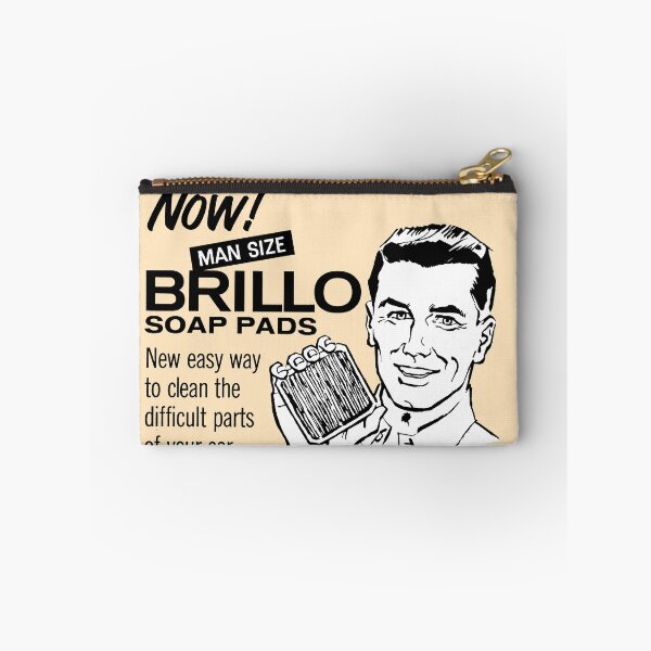 Item preview, MAN SIZE BRILLO SOAP PADS - ADVERT designed and sold by ThrowbackAds.