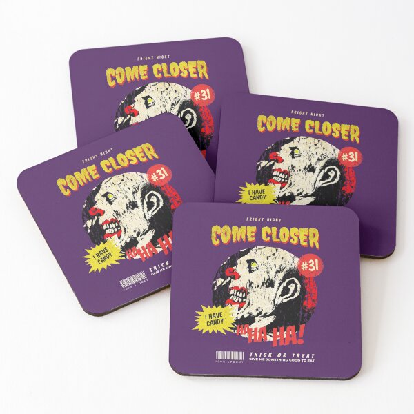 Item preview, Come Closer, I Have Candy! Creepy Halloween Clown designed and sold by MnEmzStudio.