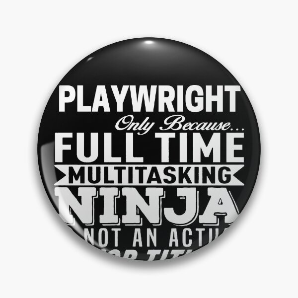 Item preview, Playwright designed and sold by clickmostro.
