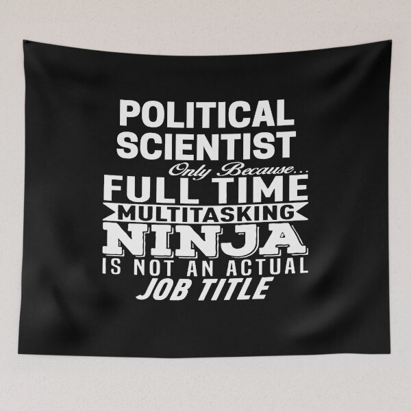 Item preview, Political scientist designed and sold by clickmostro.