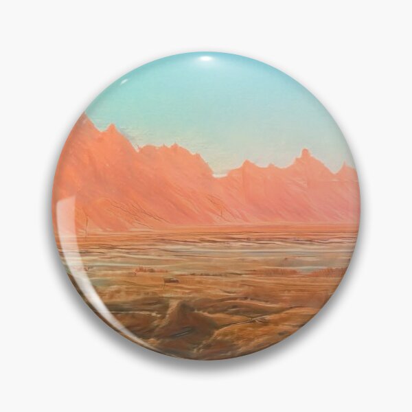 Item preview, Shallow salt-sea with red mountains  designed and sold by SpacewaveVibes.
