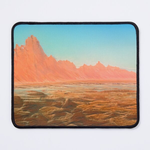 Item preview, Shallow salt-sea with red mountains  designed and sold by SpacewaveVibes.