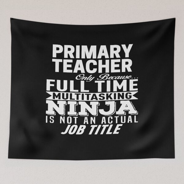 Item preview, Primary Teacher designed and sold by clickmostro.