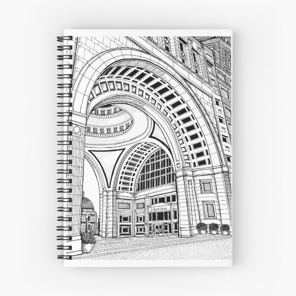Item preview, Rowes Wharf, Boston Harbor Hotel Drawing designed and sold by Conor Plunkett.
