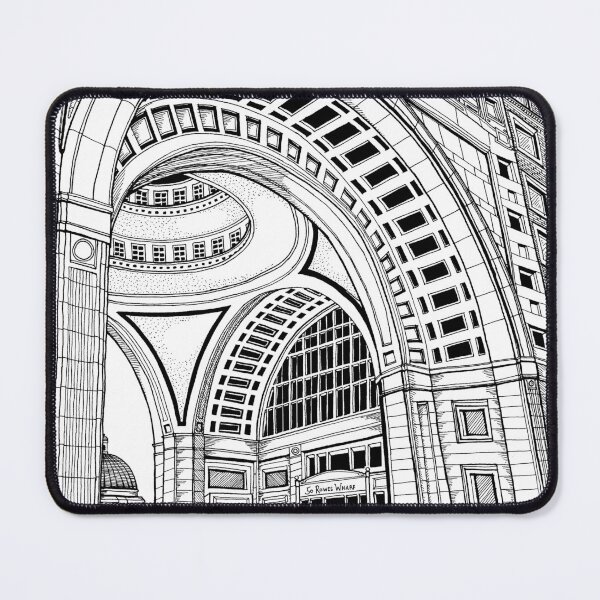 Item preview, Rowes Wharf, Boston Harbor Hotel Drawing designed and sold by Conor Plunkett.