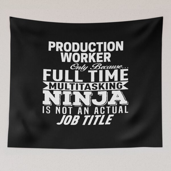 Item preview, Production Worker designed and sold by clickmostro.