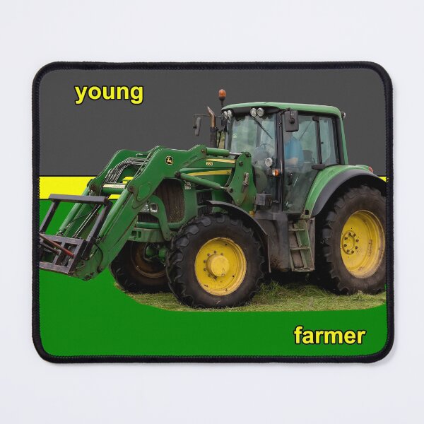 Item preview, Young farmer green tractor designed and sold by Millysuewood.