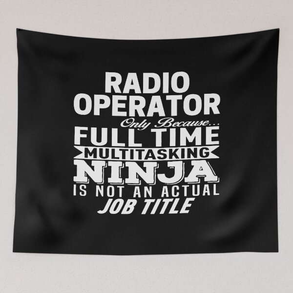 Item preview, Radio operator designed and sold by clickmostro.