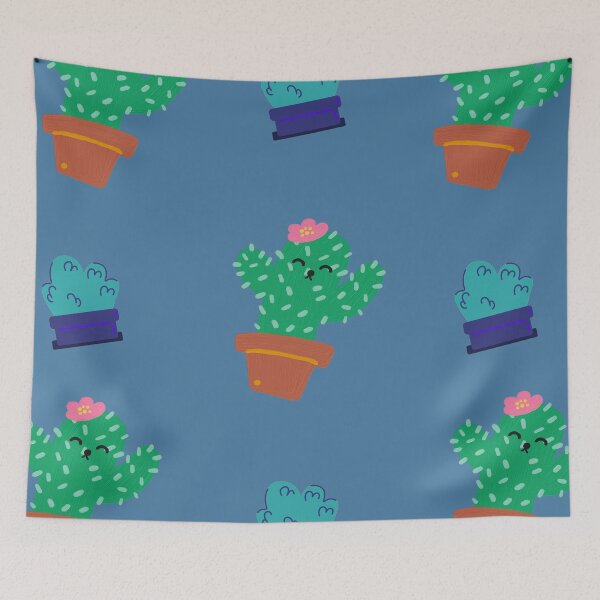 Item preview, Cute Happy Cartoon Cactus Plant Pattern designed and sold by Meek-Anime.